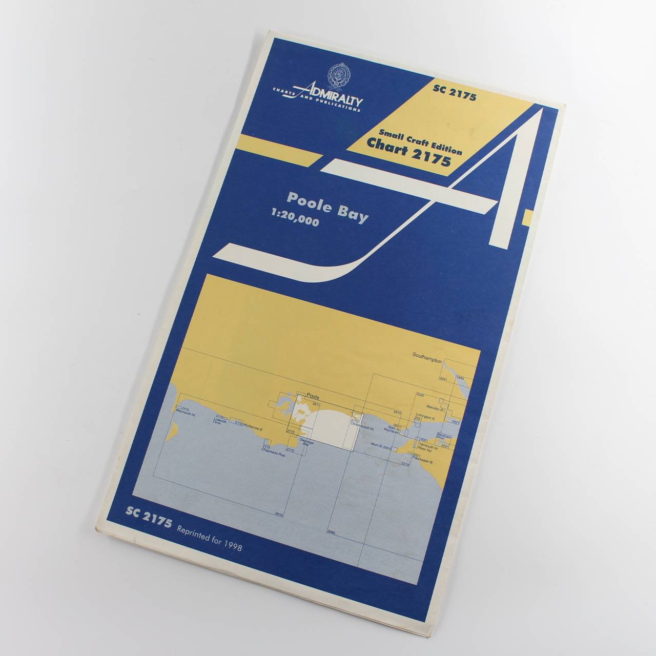 Nautical Chart Small Craft Edition Poole Bay SC2175 book by Admiralty Publications  ISBN: