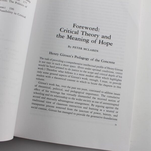 Teachers as Intellectuals: Toward a Critical Pedagogy of Learning: Critical Studies in Education Series book by Henry A. Giroux   ISBN: 9780897891561 - Image 2