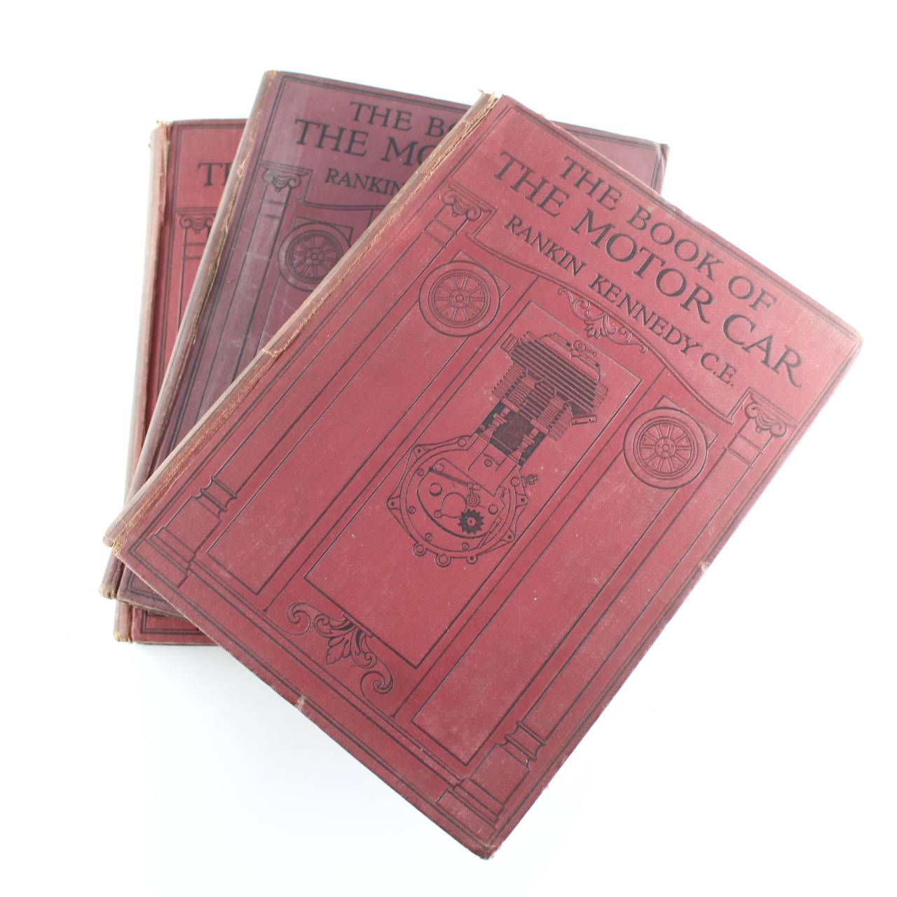 The Book of the Motor Car 3 volumes 1913 book by Rankin Kennedy C.E  ISBN: