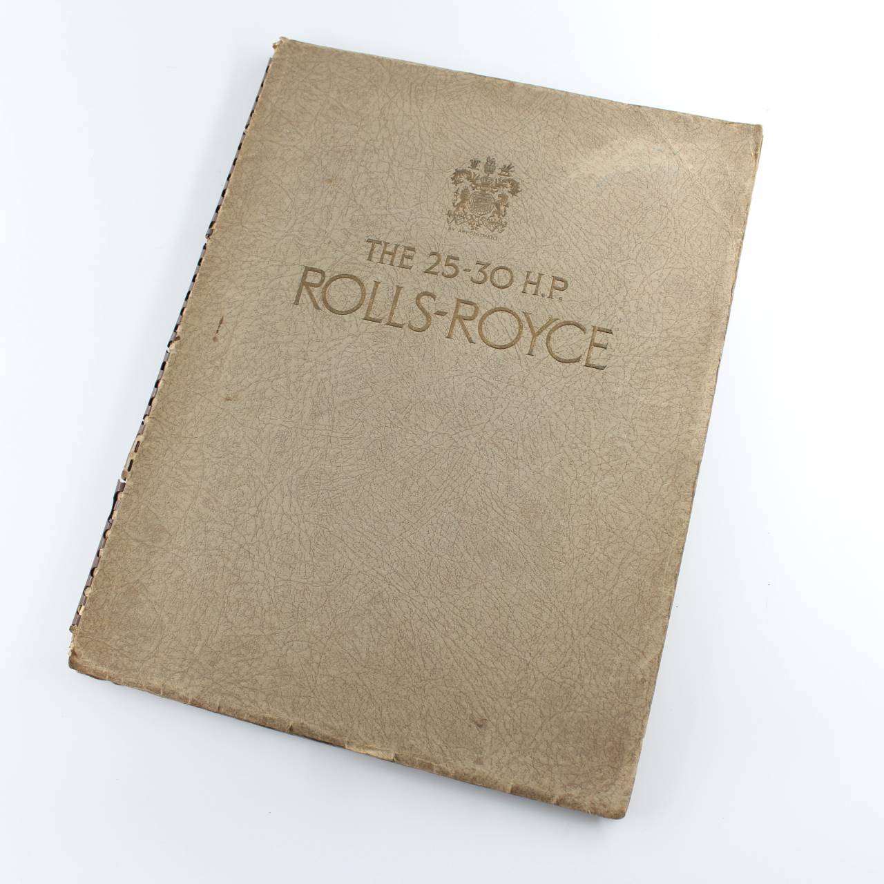 25/30 H.P Roll-Royce Catalogue book by Rolls  Royce  ISBN: