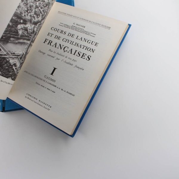 Cours de langue et de civilisation fran?aises Vol 1 & 2  book by G. Mauger  ISBN: 9782010015526 - Image 2