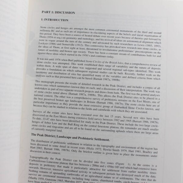 The Henges Stone Circles and Ringcairns of the Peak District: Sheffield Archaeological Monographs book by John Barnatt  ISBN: 9780906090343 - Image 3