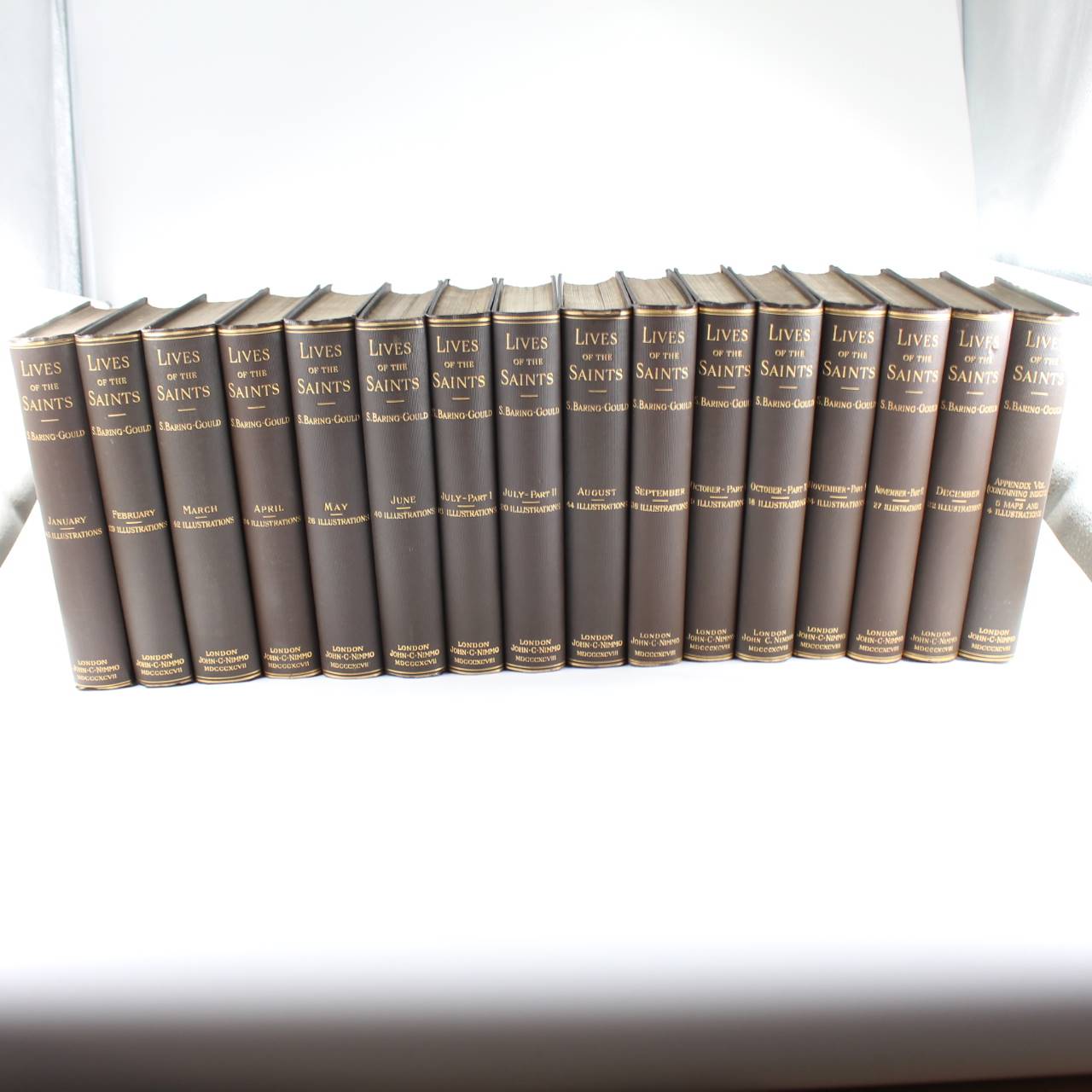 Lives of the Saints in Sixteen Volumes 1898 edition book by Rev. S baring-Gould  ISBN: