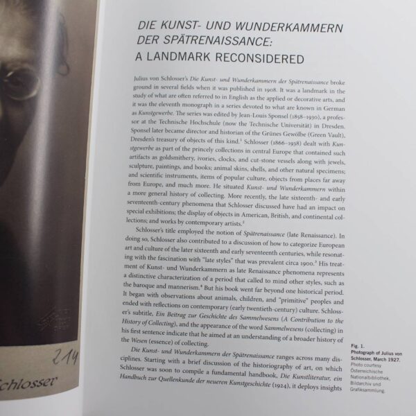 Art and Curiosity Cabinets of the Late Renaissance: A Contribution to the History of Collecting book by Julius von Schlosser  ISBN: 9781606066652 - Image 3