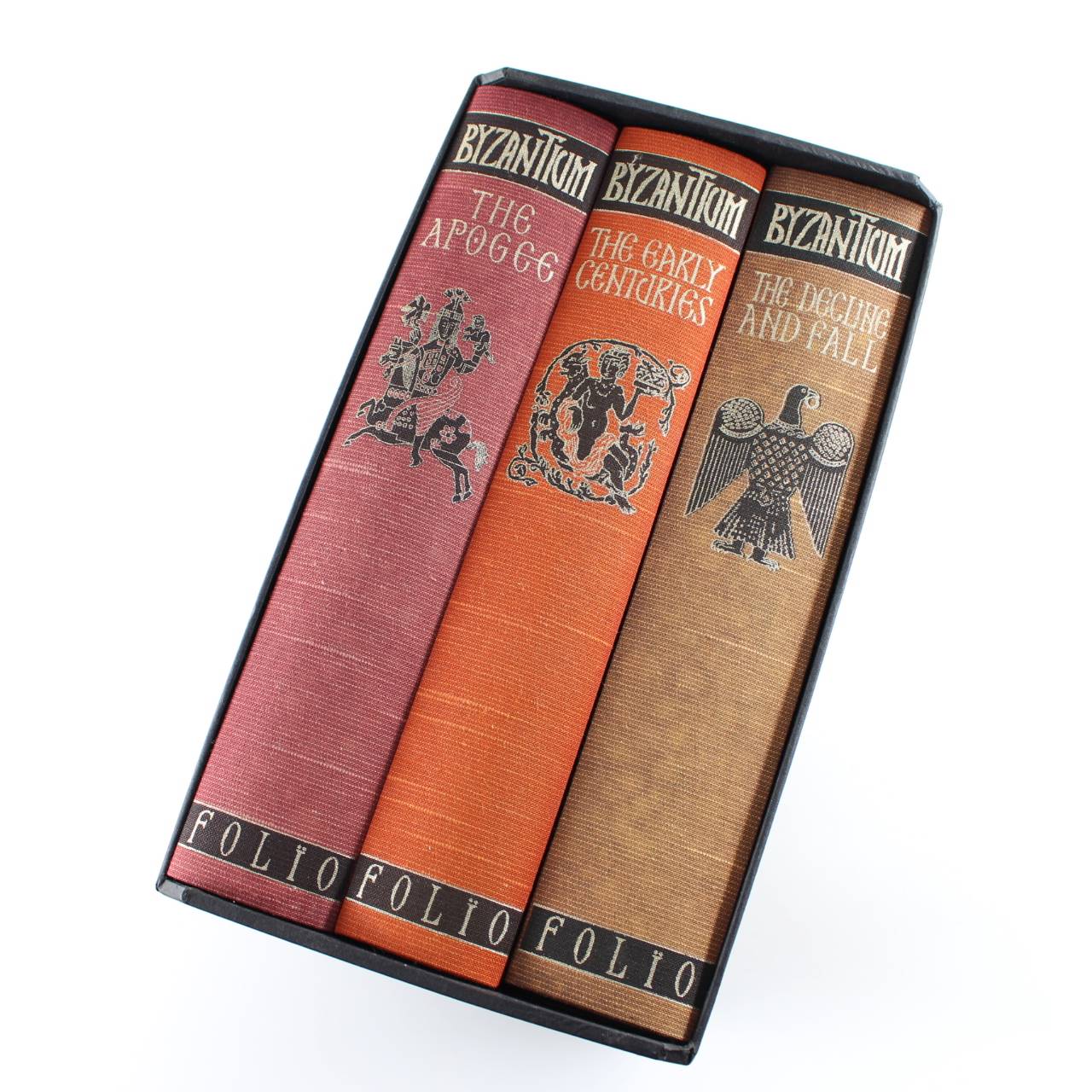 Byzantium Folio Society Books 3 vol. set/Early Centuries Apogee Decline and Fall book by ?John Julius Norwich  ISBN: