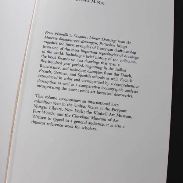 From Pisanello to C?zanne: Master Drawings from the Boymans-Van Beuningen Museum Rotterdam book by Ger Luijten A. W. F. Meij  ISBN: 9780521401050 - Image 2