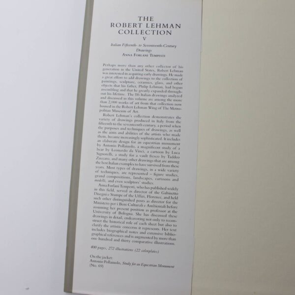 Italian Fifteenth- to Seventeenth- Century Drawings In The Robert Lehman Collection  book by Af Tempest  ISBN: 9780691040936 - Image 2