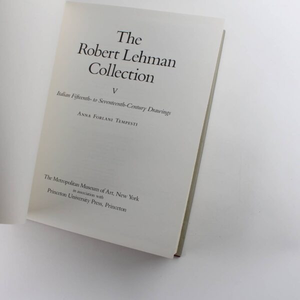 Italian Fifteenth- to Seventeenth- Century Drawings In The Robert Lehman Collection  book by Af Tempest  ISBN: 9780691040936 - Image 3