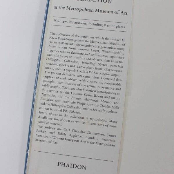 Decorative Art from the Samuel H. Kress Collection at the Metropolitan Museum of Art book by Parker Standen Dauterman Samuel H.  Kress Foundation  ISBN: - Image 2