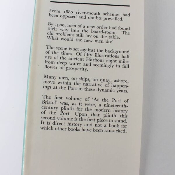 AT THE PORT OF BRISTOL Volume Two: The Turn of the Tide: 1900-1914 book by W.G. Neale  ISBN: - Image 2