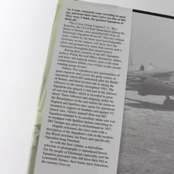 1941 to Date Vol 2: The Greatest Squadron of Them All: The Definitive History of 603: City of Edinburgh: Squadron Rauxaf book by Ross Bruce Blanche Simpson   ISBN: 9781904010517 - Image 2