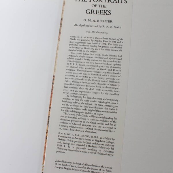 The Portraits of the Greeks book by G. M. A. Richter  ISBN: 9780714823263 - Image 2