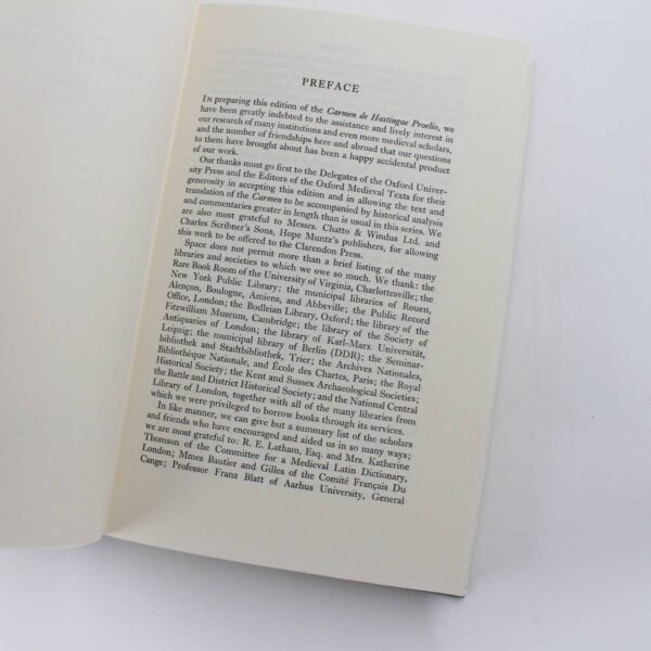 The Carmen de Hastingae Proelio of Guy Bishop of Amiens: Oxford Medieval Texts book by Bishop of Amiens Guy   ISBN: 9780198207580 - Image 3