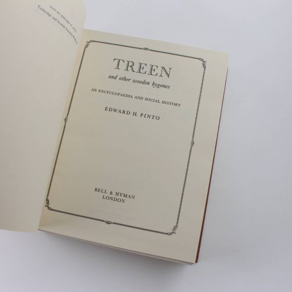 Treen and other wooden bygones: An encyclopaedia and social history book by Edward H. Pinto   ISBN: 9780713515336 - Image 2