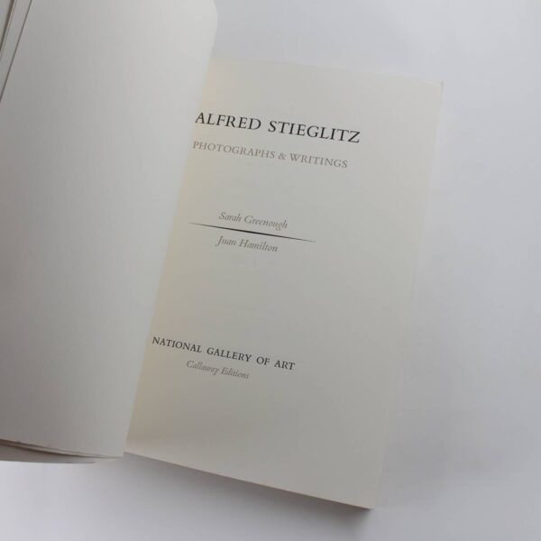 Alfred Stieglitz: Photographs & Writings book by Sarah Greenough Juan Hamilton  ISBN: 9780894680274 - Image 2