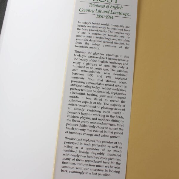 Paradise Lost: paintings of English country llife and landscape 1850-1914 book by Christopher WOOD  ISBN: 9780091820824 - Image 2
