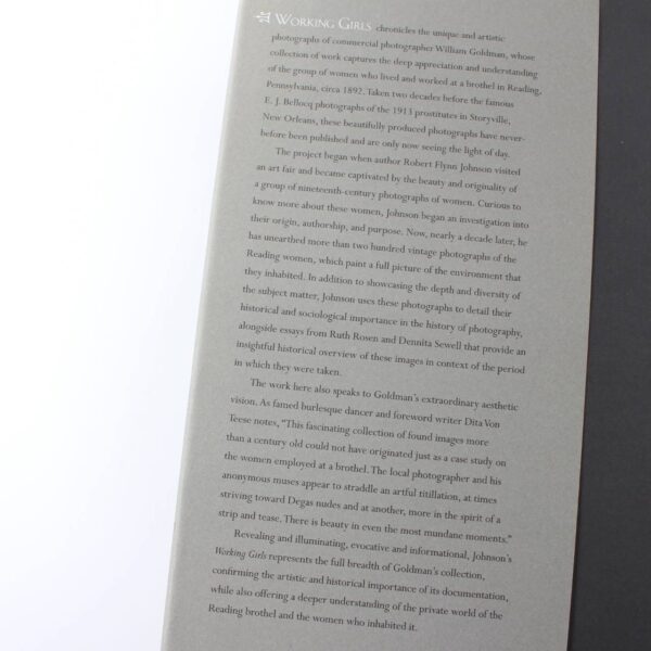Working Girls: An American Brothel circa 1892 / The Secret Photographs of William Goldman book by Robert Flynn Johnson  ISBN: 9781943876587 - Image 2