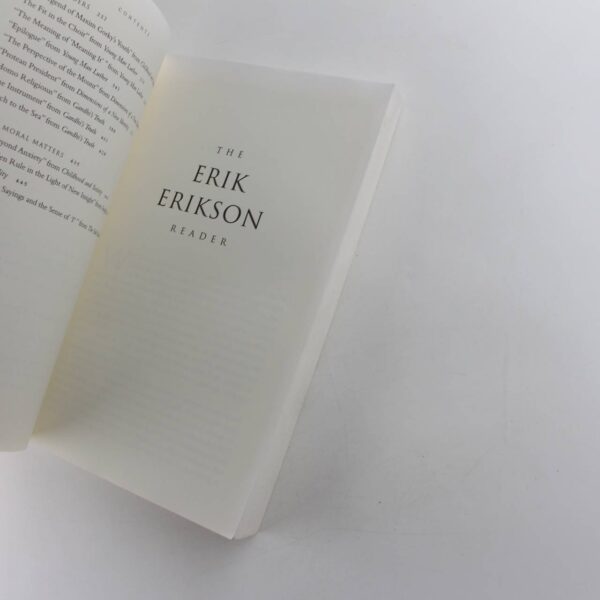 The Erik Erikson Reader book by Erik H. Erikson   ISBN: 9780393320916 - Image 2