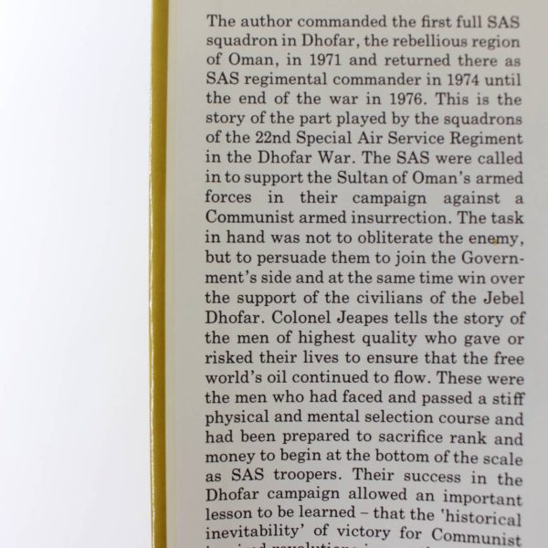 SAS Operation Oman book by Tony Jeapes  ISBN: 9780898390544 - Image 2