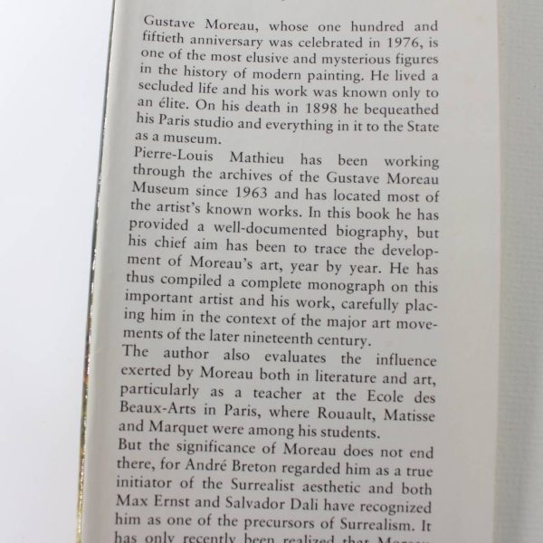 Gustave Moreau: Complete edition of the finished paintings water-colours and drawings book by Pierre Louis Mathieu  ISBN: 9780714817330 - Image 3