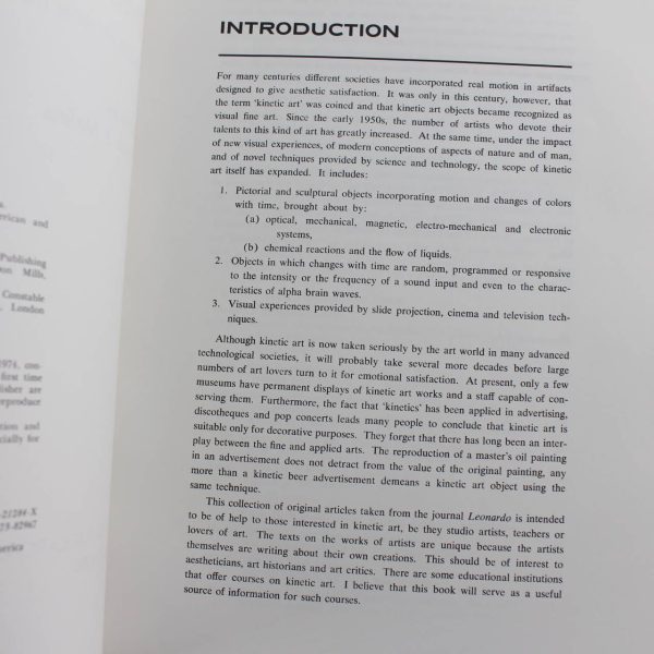 Kinetic Art: Theory and Practice - Selections from the Journal: Leonardo book by Frank J. Malina  ISBN: 9780486212845 - Image 2