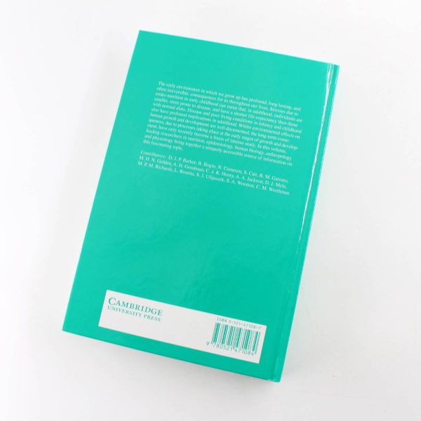 Long-Term Consequences of Early Environment: Growth Development and the Lifespan Developmental Perspective book by Stanley J. Ulijaszek C. Jeya K. Henry  ISBN: 9780521471084 - Image 5