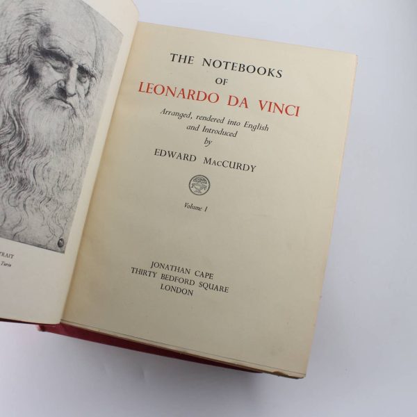 The Notebooks of Leonardo Da Vinci: 2 Volumes book by Leonardo da Vinci Edward MacCurdy  ISBN: - Image 2