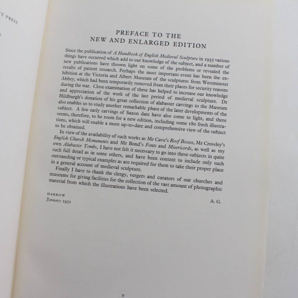 English Medieval Sculpture: The Original Handbook Revised and enlarged with 683 Photographs book by Arthur Gardner  ISBN: - Image 3