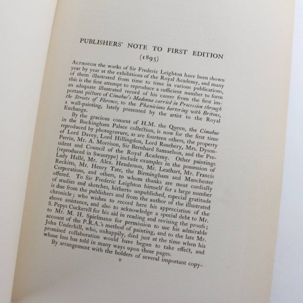 Frederic Lord Leighton : Late President of the Royal Academy of Arts An Illustrated Record of his Life and Work book by Ernest Rhys  ISBN: - Image 3