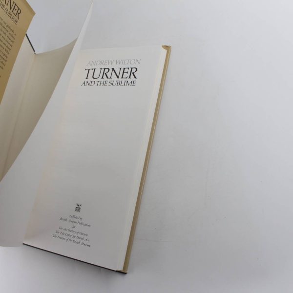 Turner and the Sublime book by Andrew Wilton  ISBN: 9780714107783 - Image 2