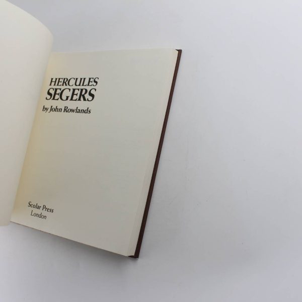 Hercules Segers book by John Rowlands   ISBN: 9780859675321 - Image 2