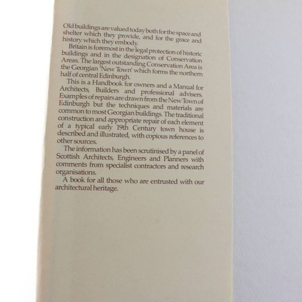 The Care and conservation of Georgian houses: A maintenance manual for the new town of Edinburgh book by Edinburgh New Town Conservation Committee  ISBN: 9780904505498 - Image 3