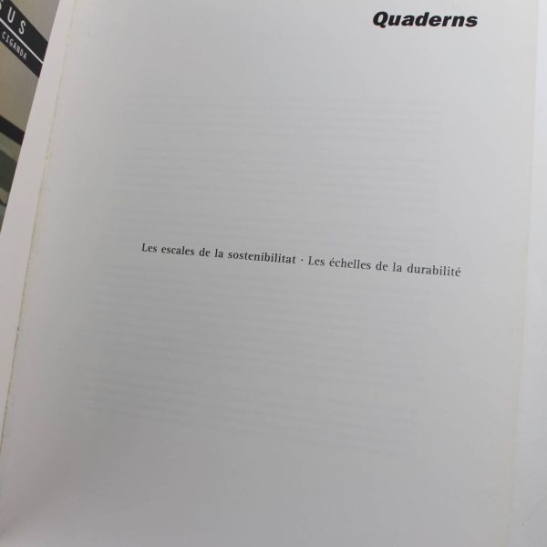 Quaderns D Arquitectura Urbanisme Les escales de la sostenibilitat Les ?chelles de la durabilit? issue  225 book by Collegi d?Arquitectes de Catalunya  ISBN: 9771133884003 - Image 2