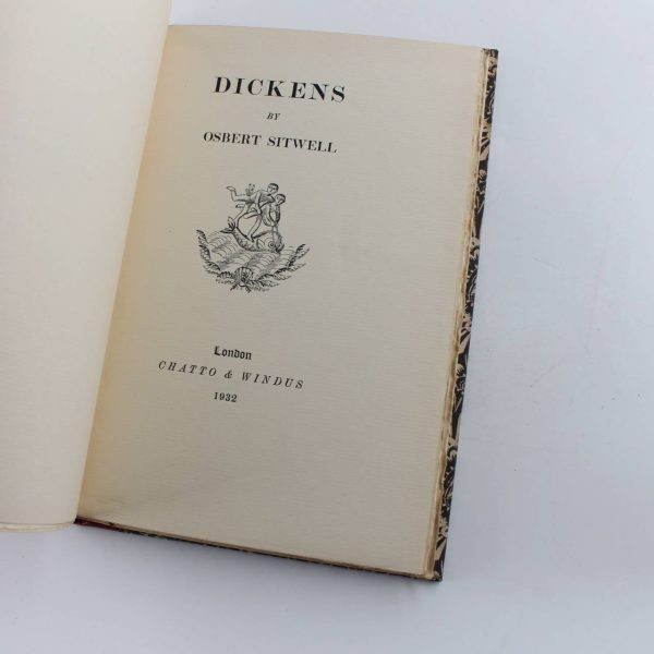 Dickens Signed book by Osbert Sitwell  ISBN: - Image 2