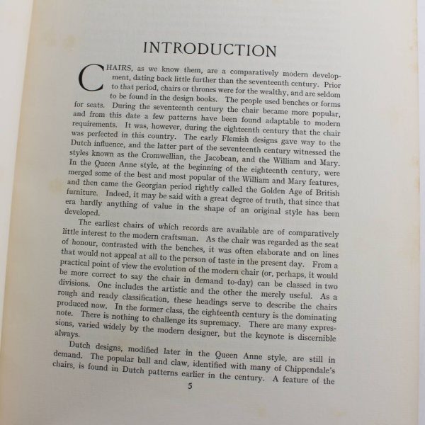 English chairs. With specimens illustrating the various periods from the fifteenth to the nineteenth century book by Herbert E. Binstead  ISBN: - Image 3