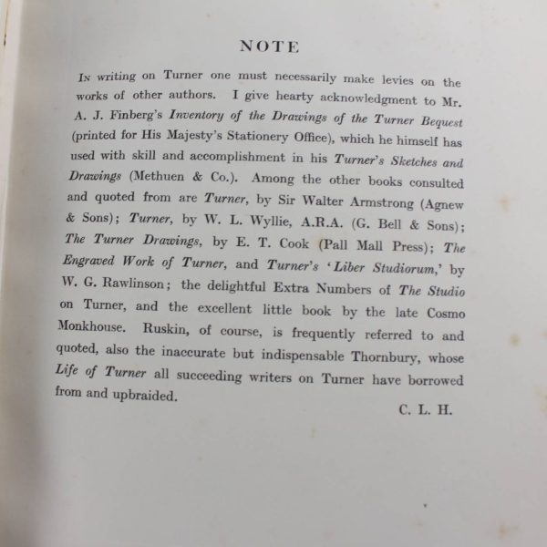 Turner's Golden Visions book by C. Lewis Hind  ISBN: - Image 3