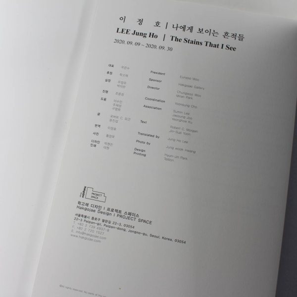 The Stains that I See book by Lee Jung Ho   ISBN: - Image 5