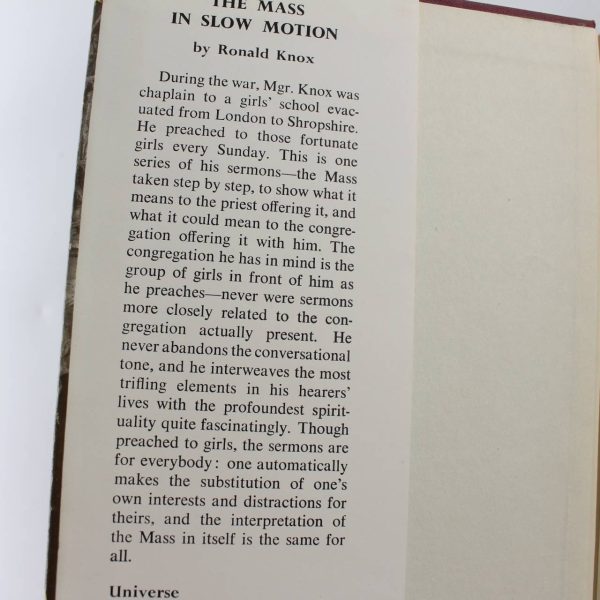 The Mass in Slow Motion book by Ronald Knox   ISBN: - Image 3