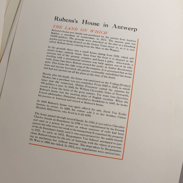 The Rubens House Antwerp Folder of Plates book by Rubenshuis  ISBN: - Image 3