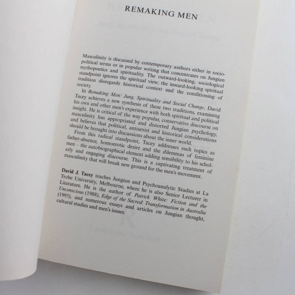 Remaking Men book by David Tacey   ISBN: 9780415142410 - Image 3