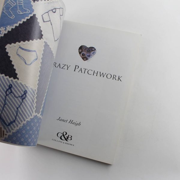 Crazy Patchwork book by Janet Haigh   ISBN: 9781855856417 - Image 2