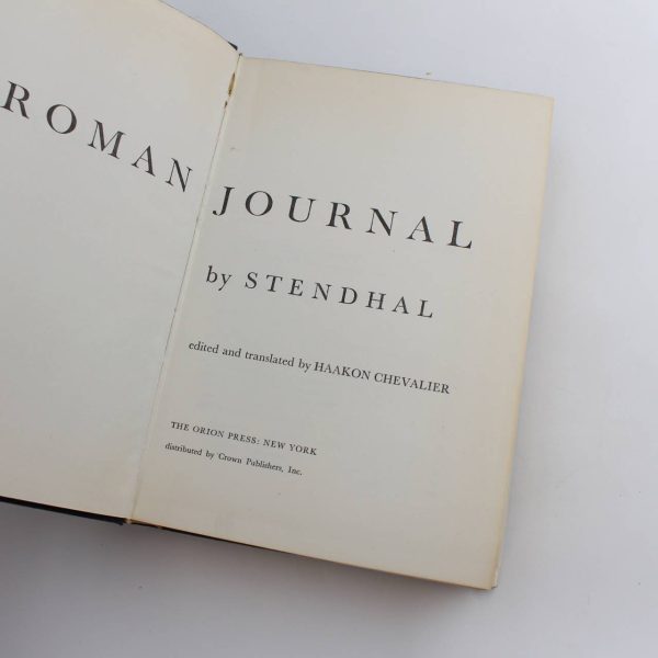 A Roman Journal book by Stendhal   ISBN: - Image 2