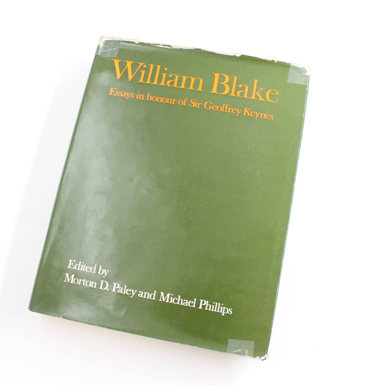 William Blake: Essays in honour of Sir Geoffrey Keynes book by Morton D. Paley Michael Phillips  ISBN: