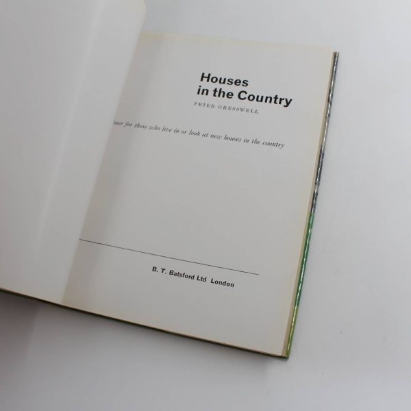 Houses in the Country book by Peter Gresswell  ISBN: - Image 2