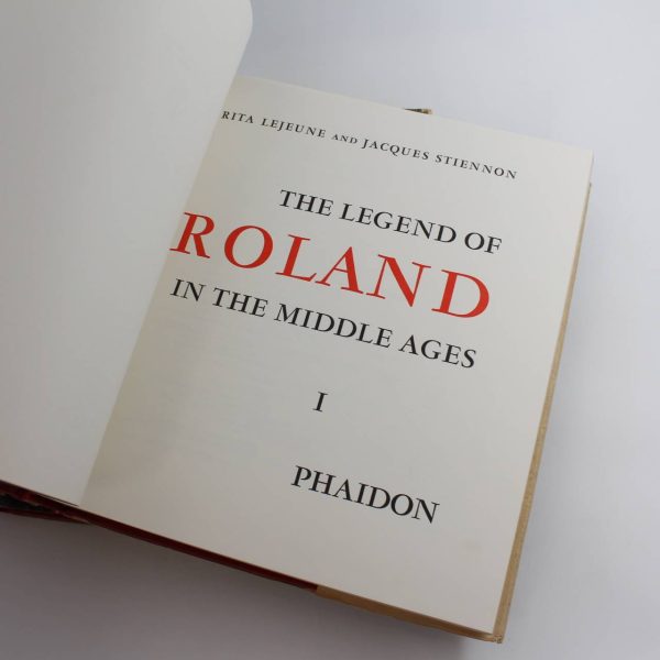 Legend of Roland in the Middle Ages book by Rita Lejeune Jacques Stiennon  ISBN: - Image 2