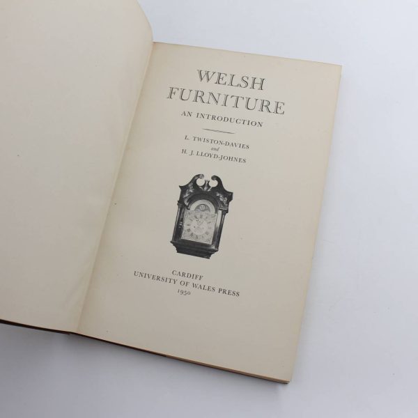 Welsh Furniture- An Introduction book by L. Twiston-Davies  H. J. Lloyd-Johnes   ISBN: - Image 2