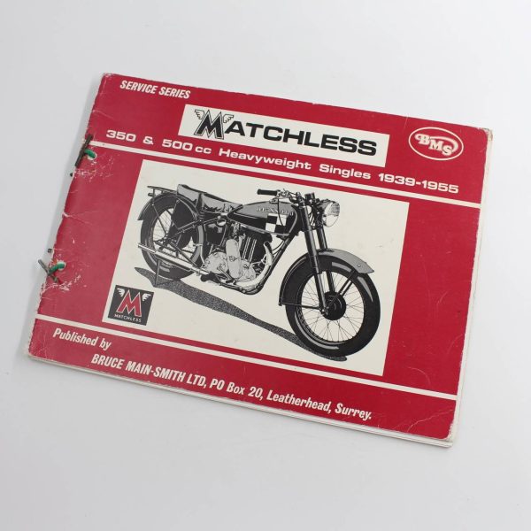 Matchless 350 & 500 cc Heavyweight Singles 1939-1955 BMS Service Series book by Bruce Main-Smith and Co  ISBN: