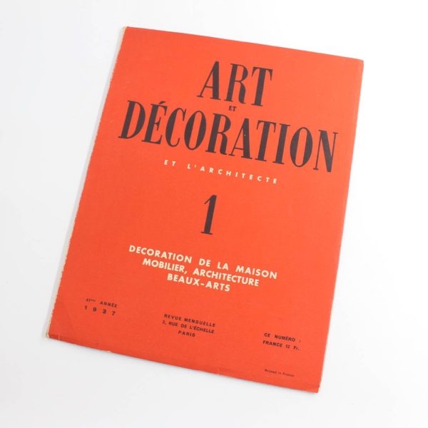 Art et Decoration et L'Architecte: Decoration de la Maison Mobilier Architecture  1937 1 book by Beaux-Arts  ISBN: