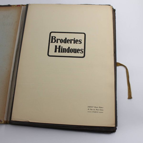 Broderies Hindoues book by Ernest Henri  ISBN: