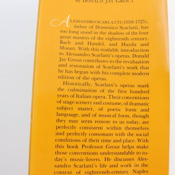 Alessandro Scarlatti an Introduction to His Operas book by Donald Jay Grout  ISBN: 9780520036826 - Image 3